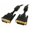 Кабель  DVI - DVI Dual Link (25M-25M), 1.8m, 2 фильтра, позолоченные контакты 1.8m (709)