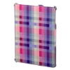 Чехол Canvas для Apple iPad 3/4, розовый/в клетку, Hama     [OhN] (H-107933)
