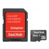 (SDSDQM-016G-B35A) Карта памяти SanDisk, стандарт microSDHC, 16Gb (SDMicro-16GB/SD)