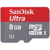 (SDSDQUA-008G-U46A) Карта памяти SanDisk Mobile Ultra ANDROID, стандарт microSDHC класс 10, 8Gb с адаптером SD (SDMicro10-8GB/SD-UA)