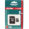 Флеш карта microSDHC 8Gb Class10 Kingmax + adapter