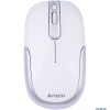 Мышь A4-Tech G9-110H-2 Nano (Серебро+Белый) 3кн+кл 800-2000dpi Holeless
