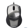 Мышь A4-Tech D-100-1 USB Cb(Карбон) 2кн+кл 1000dpi