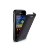 Чехол для GALAXY S Advance (GT-I9070) (Flip) - кожаный флип чехол, черный. (iLuv-iSS267BLK)