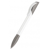 Шариковая ручка HATTRIX BASIC SENATOR, бело-серая, цвет чернил синий (-S2177w/grey)