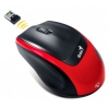 Мышь Genius DX-7020 черный/красный оптическая (1200dpi) беспроводная USB для ноутбука (2but) (31030075102)