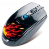 Мышь Genius NetScroll G500 Laser лазерная 2000/1600/800 dpi USB black/fire  (31010071102) (мин.кол.5)
