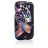 Чехол для Galaxy SIII, WHITE DIAMONDS, GS3 Nafrotiti Black, пластик, украшен кристаллами Swarovski, черный. (WD-2210NAF6)