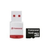 (TS16GUSDHC10-P3) Карта памяти Transcend, стандарт microSDHC класс 10, 16Gb + картридер RDP3 (SDMicro10-16GB/TR+P3)