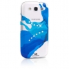 Чехол для Galaxy SIII, WHITE DIAMONDS, GS3 Liquids Blue, пластик, украшен кристаллами Swarovski, синий. (WD-2210LIQ44)