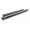 Патч-панель Molex (PID-00234-04) 19''. КАТТ. 568А/В. UTP. Кат. 5е. 1U. Черный