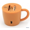 Картридер USB 2.0 Konoos UK-24, 4 разъема для карт памяти (SD/SDHC/MMC/microSD/MS/M2), блистер