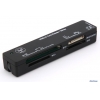 Картридер USB 2.0 Konoos UK-25, 6 разъемов для карт памяти (SD/SDHC/MS/MSPro/XD/CF/T-F/M2), блистер