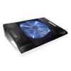 Подставка для ноутбука Thermaltake Massive 23 LX black 17"/20cm Blue LED FAN/ 2 USB ports (CLN0015)
