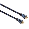 Кабель HDMI High Speed with Ethernet (1.4) (m-m), 1.5 м, позолоченные контакты, экранированный, черный/синий, Hama     [PbC] (H-20171)