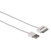 Кабель данных для Apple iPod/iPhone, USB A - iPod plug, 1.0 м, белый, светодиодный индикатор зарядки, Hama     [OhM] (H-80849)