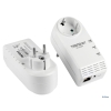 Адаптер TRENDnet TPL-402E2K -  Комплект из двух Powerline AV 500 Мбит/с адаптеров с интерфейсом Ethernet 10/100/1000 Мбит/с и розеткой