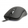 Мышь SteelSeries Sensei RAW Rubber (62155), черная прорезиненная поверхность, лазерная, проф. игровая, 8 кнопок, USB,  5670 dpi, FPS 12000, CPI 5700 (SS Sensei RAW Ruber)