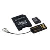 Флеш карта microSDHC 8Gb Class10 Kingston Multi Kit MBLY10G2/8GB + adapter + USB reader