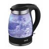Чайник электрический Mystery MEK-1627 1.8л. 2000Вт черный (корпус: стекло) (MEK-1627 BLACK)