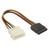 Переходник VCOM SATA питание один IDE 4pin - SATA 20cm