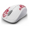 Мышь Rapoo 3100p белый/красный/серый оптическая (1000dpi) беспроводная USB (2but) (10828)