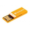 Флеш Диск Verbatim 4Gb Clip-It 43913 USB2.0 оранжевый (мин.кол.5)