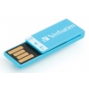 Флеш Диск Verbatim 4Gb Clip-It 43911 USB2.0 синий (мин.кол.5)