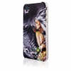 Чехол для iPhone 4/4S, WHITE DIAMONDS, iPhone4 Angel Color, пластик, украшен кристаллами Swarovski, серый. (WD-1110ANG1)