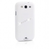 Чехол для Galaxy SIII, WHITE DIAMONDS, GS3 Sash White, пластик, украшен кристаллами Swarovski, белый. (WD-2210SAS47)