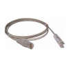 Кабель Патч-корд Lanmaster LAN-45-P1-1M вилка RJ-45-110 1м серый ПВХ