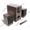 Колонки T&D TDE-215/2.1 (2x10W +Subwoofer  20W, дерево)