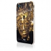 Чехол для iPhone 4/4S, WHITE DIAMONDS, iPhone4 The Mechanist Gold, пластик, чёрный/золото. (WD-1110MEC3)