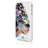Чехол для iPhone 4/4S, WHITE DIAMONDS, iPhone4 Nafrotiti White, пластик, украшен кристаллами Swarovski, белый. (WD-1110NAF47)