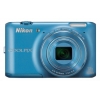 PhotoCamera Nikon CoolPix S6400 blue 16Mpix Zoom12x 3" 1080 78Mb SDHC BSI-CMOS opt TouLCD EN-EL19  (VNA193E1)