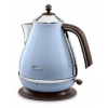 Чайник электрический Delonghi KBOV2001.AZ 1.7л. 2000Вт голубой (корпус: нержавеющая сталь)