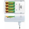 Зарядное уст-во GP <GPKB01GS> POWERBANK (NIMH, AA/AAA) + 2шт. Аккум.