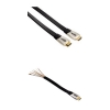 Кабель HDMI 1.3 (m-m), 3.0 м, плоский, позолоченные контакты, 1440p, черный, Hama     [ObE] (H-83122)