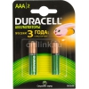 Аккумулятор Duracell HR03-2BL AAA NiMH 750mAh (2шт) (мин.кол.10)