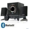 Колонки Sven MS-350BL, чёрный, акустическая система 2.1, мощность(RMS):18Вт, Bluetooth, диcплей, ПДУ (SV-0130350BLBK)