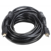 Кабель HDMI - HDMI (19M -19M) Ver.1.4b Telecom 2 фильтра, 10м, с позолоченными контактами  CG511D-10M