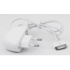 Зарядное устройство Deppa 1A built-in Apple 30-pin cable белый (23124)