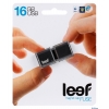 Внешний накопитель 16GB USB Drive <USB 2.0> Leef Fuse Black/Black Магнитный, водозащищенный, металлический корпус (LFFUS-016GKR)