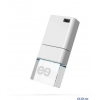 Внешний накопитель 16GB USB Drive <USB 2.0> Leef ICE White прозрачный (LFICE-016WHR)