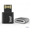 Внешний накопитель 32GB USB Drive <USB 2.0> Leef Fuse Black/White Магнитный, водозащищенный, металлический корпус (LFFUS-032GWR)