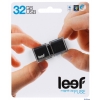 Внешний накопитель 32GB USB Drive <USB 2.0> Leef Fuse Black/Black Магнитный, водостойкий, металлический корпус (LFFUS-032GKR)