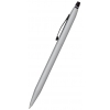 Ручка гелевая без колпачка Cross Click с тонким стержнем, цвет: Satin Chrome (AT0625-4)