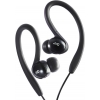 Наушники спортивные JVC HA-EBX5-B-E с клипсой, защита от брызг, размерные вкладыши Цвет: черный