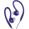 Наушники спортивные JVC HA-EBX5-V-E с клипсой, защита от брызг, размерные вкладыши Цвет:  фиолетовый