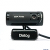 Камера интернет Dialog WC-20U Black 350K, встр. микрофон, UVC, USB 2.0